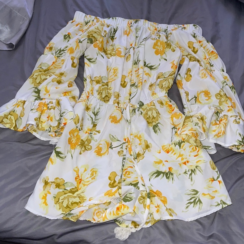 Off the shoulder romper